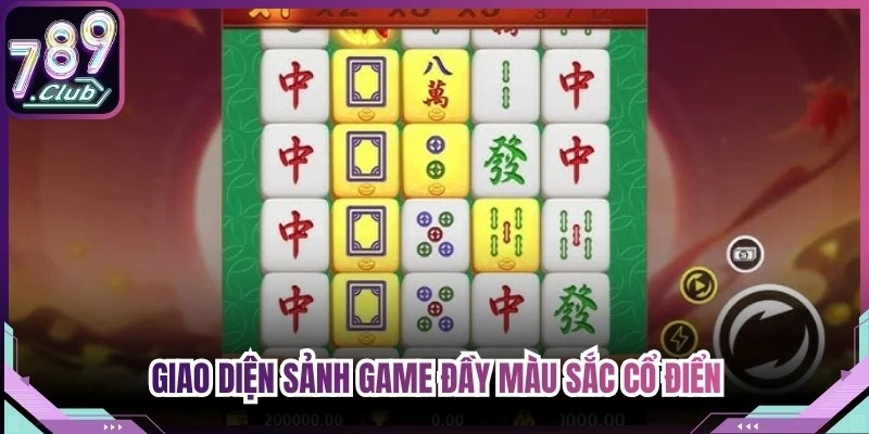 Giao diện sảnh game slot đường mạt chược 789Club đầy màu sắc cổ điển