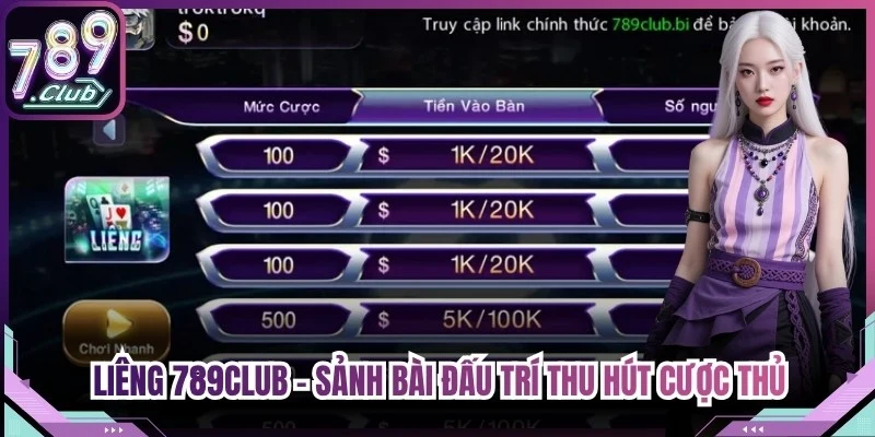 Liêng 789Club - Sảnh Bài Đấu Trí Đỉnh Cao Thu Hút Cược Thủ